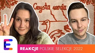 REAKCJE: EUROWIZJA 2022 POLSKA 🇵🇱 | Karolina Lizer, Karolina Stanisławczyk, Siostry Szlachta