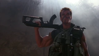 Arnold Schwarzenegger Gearing Up Scene | Commando (1985)