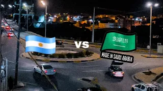 saudi arabia fans celebration after 2-1 win vs argentina ￼from al-namas