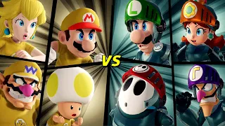 Mario Strikers: Battle League - Team Mario vs. Team Luigi (Hard CPU)