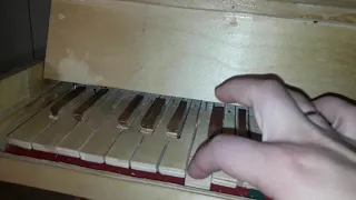 Piano. 109 keys of my new handmade homemade piano!!