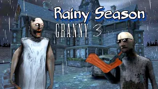 Granny 3 In Rainy Season Mod Full Gameplay