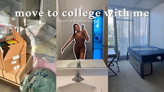 college move in vlog & empty apartment tour | san jose state university