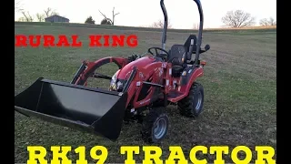 RURAL KING RK19 WALK-AROUND SUB COMPACT TRACTOR DETAILED OVERVIEW. RK24