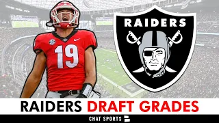 Raiders Draft Grades: Las Vegas Raiders Pick Brock Bowers At #13 Pick In Round 1 | 2024 NFL Draft