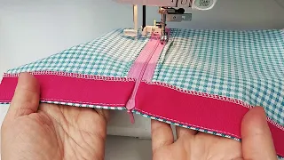 🌺🥰Great tip to learn how to sew in a hidden zipper and facing (detailed for beginners)