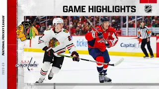 Blackhawks @ Capitals 3/23 | NHL Highlights 2023