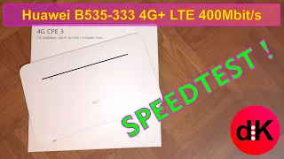 Huawei B535 333 4G LTE Router Test Menü Tour Camper Router Soyealink