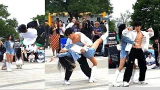 [STREET ARTIST] 4X4 STUDIO. WITH TAEKWON GLOBAL. SPLENDID YEOEUIDO BUSKING. 230513.