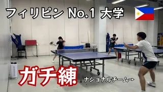 The Philippines Part2｜At the university where table tennis is the strongest in the country...!