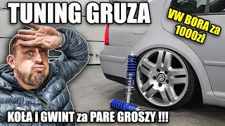Tuning gruza !!! VW BORA skóry felgi i zawieszenie gwintowane za 1250zł !!!