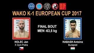WAKO K-1 EUROPEAN CUP 2017 - FINAL BOUT MEN -63,5 kg