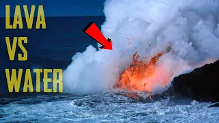 Top 10 Lava VS Water!