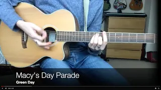 Macy's Day Parade - Green Day (Guitar Cover)