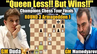 Champions Chess Tour 2021 Finals | Jan Krzysztof Duda VS Shakhriyar Mamedyarov | Round 3 Armageddon1