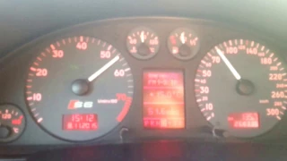 Audi S6 C5 4.2 V8 ANK Acceleration 0-100 stock