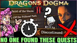 Dragon's Dogma 2 - WARNING: 9 Secret MISSABLE Quests You NEED to Do - INSANE Rewards & Quest Guide!