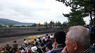 [4K・音量注意] 陸自 203mm榴弾砲の空包射撃 JGSDF howitzers