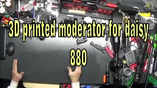 3D printed daisy 880 moderator