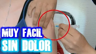 ✅COMO PONER UNA INYECCION INTRAMUSCULAR EN EL BRAZO😱