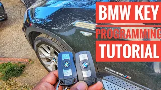 HOW TO PROGRAM A BMW E90 E91 E92 E60 KEY TUTORIAL #bmw #keyprogrammer #keyfob #autel