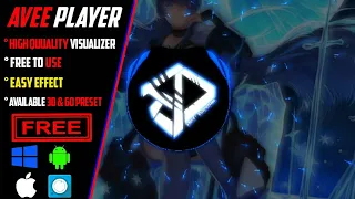 AVEE PLAYER TEMPLATE BLUE EASY EPIC SHAKE GLITCH EFFECT FREE DOWNLOAD !!!