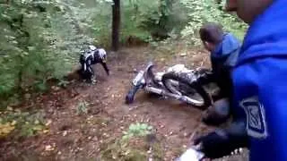 Darek ciężki podjazd enduro Koszalin