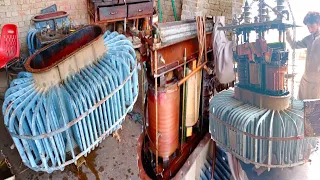 Amazing Technique of 635KVA Electric Power Transformer Rebuild | Restoration of Electric Transformer