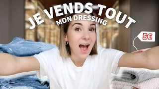 ON TRIE ET JE VENDS TOUT MON DRESSING (presque tout)