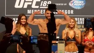 UFC 189 Main and Co-Main event fighters weigh in