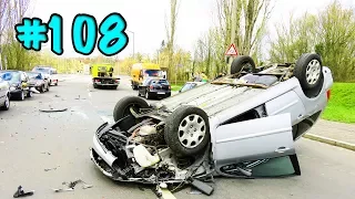CAR CRASHES IN AMERICA. BAD DRIVERS USA AND CANADA | Crazy Drivers Car Crashes #108