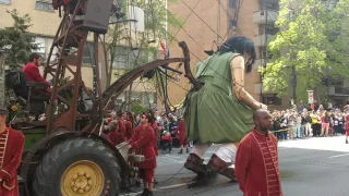 Les Geants Montreal 2017. Fille