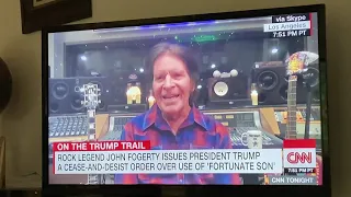 John Fogerty interview on CNN  requesting Trump stop using his,”Fortunate Son” song !