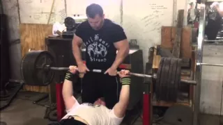 Peter Edgette, 590 Raw Bench Press at 20 Years Old