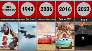 Pixar Cars Evolution - 200 Million BC - 2023
