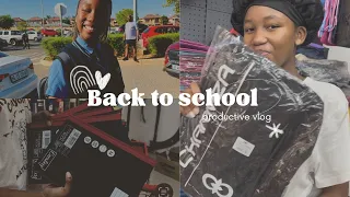 Vlog | Stationery & Uniform shopping | Back to school