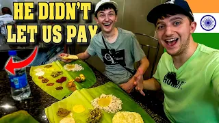 THIS is How They Treat You in Kerala! | AMAZING Traditional Meal in Trivandrum, India (Sadya) 🇮🇳