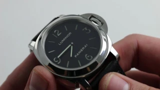 Panerai Luminor Base PAM 112 Watch Review