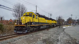 An all EMD standard-cab lashup on NYSW SU99