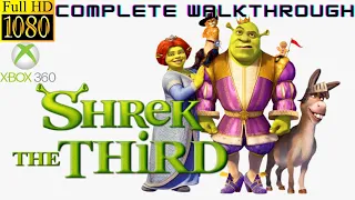 Longplay Shrek The Third (Xbox 360, 2007)- Complete Walkthrough in HD