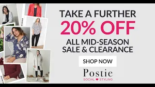 Unmissable Postie Fashion Sale | 20% Off All Clearance & Mid-Season Women's Clothing Deals!