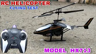 Helicopter Unboxing Rc Helicopter Unboxing and Flying Test..MODEL HX713