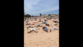 Ludington Sand Angel Record set Saturday