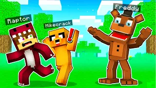 ESCAPA DE LOS ANIMATRONICOS 😱 FIVE NIGHTS AT FREDDY en MINECRAFT