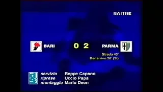 1997-98 (1a - 31-08-1997) Bari-Parma 0-2 [Strada,Benarrivo] Servizio D.S.Rai3