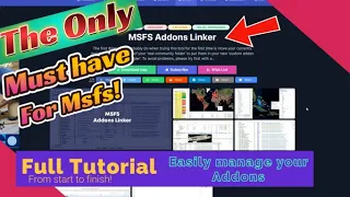 Msfs2020*Addon linker guide for beginners*This is the BEST app to manage your addons Hands Down!