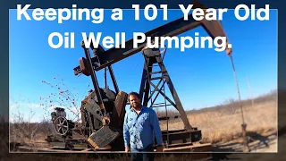 Maintenance on a 101 Year Old Oil Well