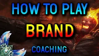 HOW TO PLAY BRAND SUPPORT - Coaching Plat 4 - Amrluca - League of Legends