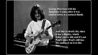 George Harrison's Epiphone Casino.