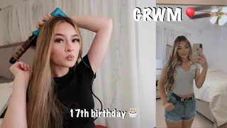 My 17th birthday GRWM for dinner